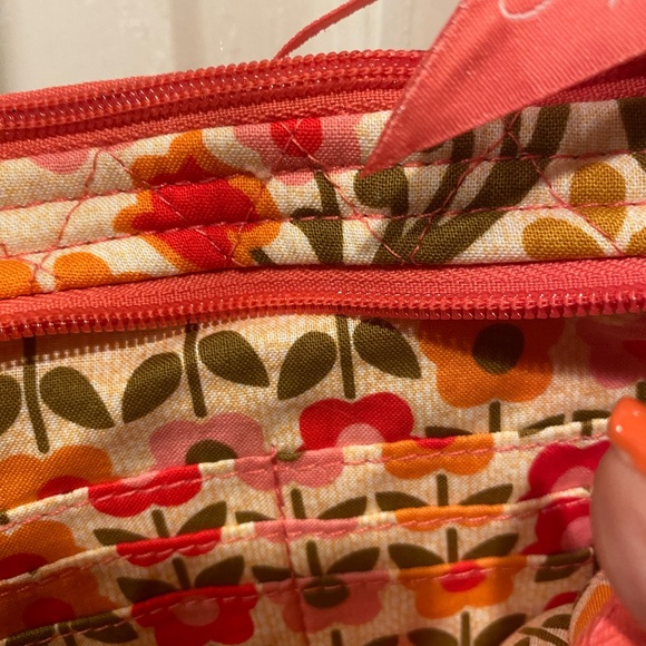 Vera Bradley Pink Floral Shoulder Bag - Picture 4 of 6